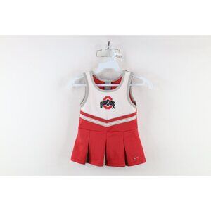 Vintage Nike Girls 2T Ohio State University Football Cheerleader Uniform Dress